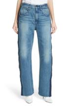 Women's 3x1 Nyc Joy Side Snap Wide Leg Jeans