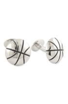 Men's David Donahue 'basketball' Sterling Silver Cuff Links