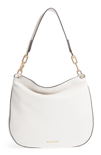 Michael Kors Fulton Leather Hobo - White