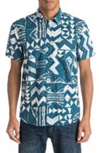 Men's Quiksilver East Cape Print Woven Shirt