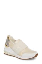 Women's Michael Michael Kors Felix Slip-on Glitter Sneaker M - Metallic