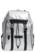 Stella Mccartney Small Metallic Nylon Backpack - Metallic