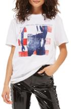 Women's Topshop By And Finally Bruce Springsteen Graphic Tee - White