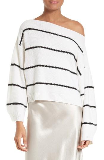 Women's Vince Stripe Cashmere Sweater