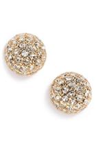 Women's Givenchy Pave Ball Stud Earrings
