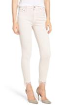 Women's Mother The Looker Dagger High Waist Ankle Skinny Jeans - Pink