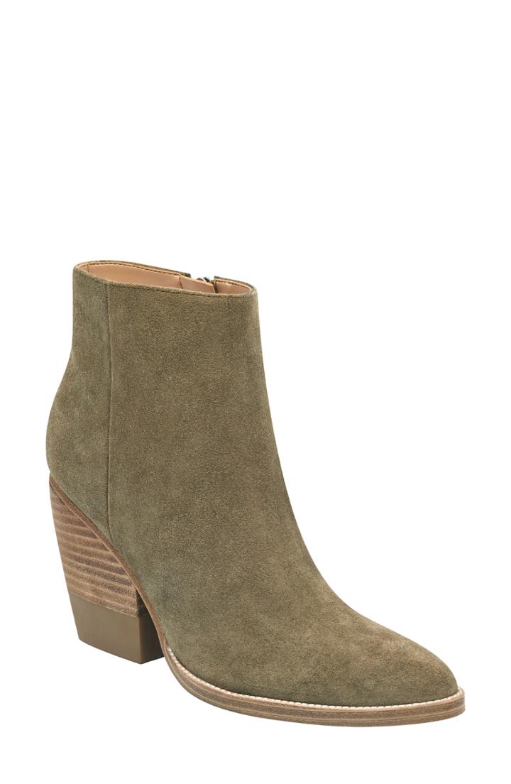 Women's Marc Fisher D Bellen Bootie, Size 5.5 M - Brown