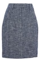 Women's Topshop Boucle Pencil Skirt Us (fits Like 0-2) - Blue
