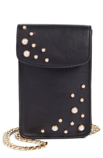 Bp. Studded Phone Crossbody Bag - Black