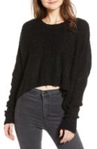Women's Lira Clothing Mattie Crop Sweater - Black