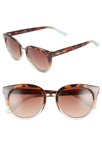 Women's Circus By Sam Edelman 51mm Ombre Sunglasses - Tortoise/ Aqua