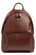 Men's Ted Baker London Leather Backpack - Brown