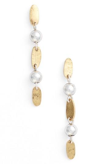 Women's Karine Sultan Two-tone Linear Earrings