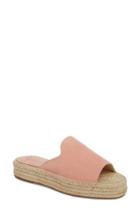 Women's Splendid Franci Espadrille Slide Sandal .5 M - Pink