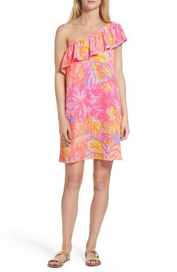 Women's Lilly Pulitzer Emmeline One-shoulder Dress - Purple