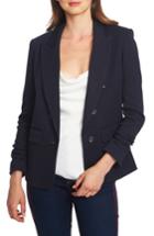 Women's 1.state Ruched Sleeve Pinstripe Blazer - Blue