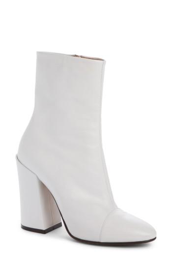 Women's Dries Van Noten Cap Toe Bootie Us / 36eu - White