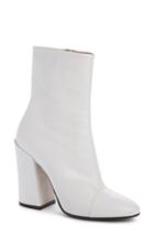 Women's Dries Van Noten Cap Toe Bootie Us / 36eu - White