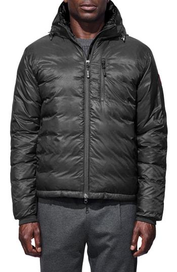 Men's Canada Goose 'lodge' Slim Fit Packable Hoodie, Size - Grey