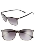 Men's Boss '0666/s' 52mm Sunglasses - Shaded Black Shaded Black