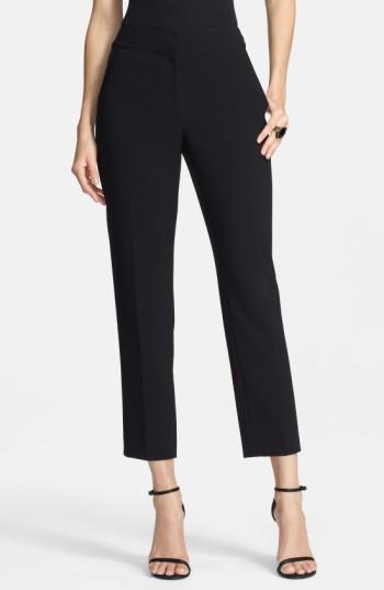 Women's St. John Yellow Label Crepe Crop Pants