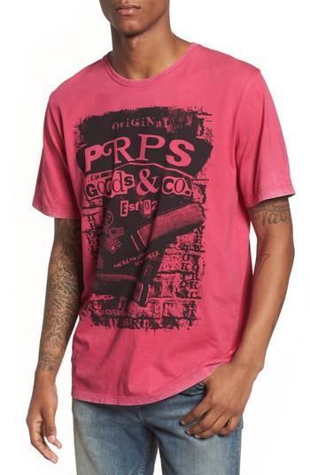 Men's Prps Vintage Graphic Logo T-shirt - Pink