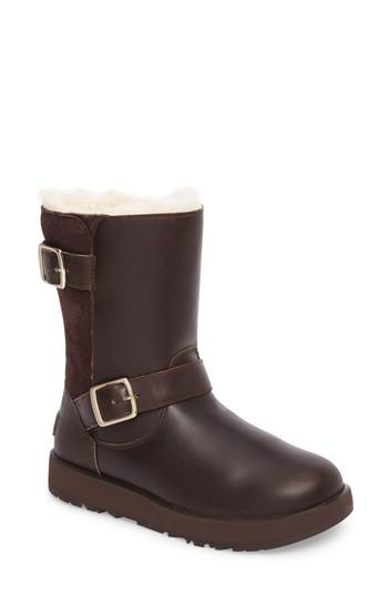 Women's Ugg Breida Waterproof Boot .5 M - Brown