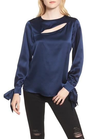 Women's Parker Dennis Silk Blouse - Black