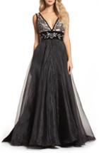 Women's Watters Coralie Lace Back Gown - Red