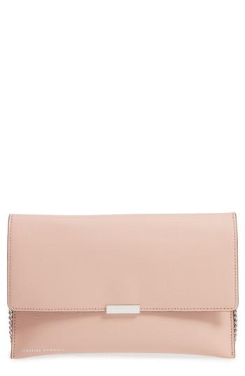 Loeffler Randall Leather Envelope Clutch - Pink