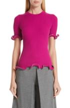 Women's Alexander Wang Ruffle Zipper Edge Top