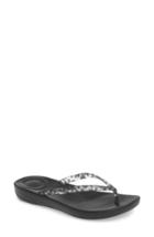 Women's Fitflop(tm) Iqushion Flip Flop M - Black
