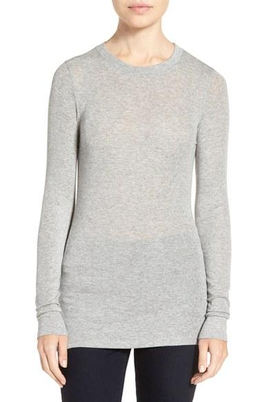 Women's Trouve Sheer Layering Tee - Grey