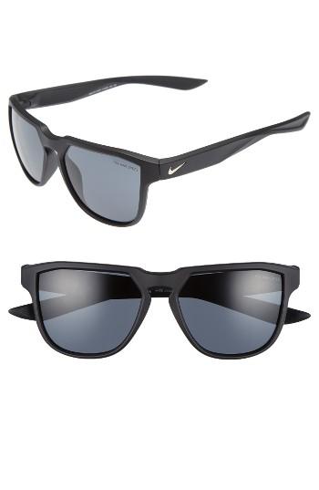 Men's Nike Fly Swift 57mm Sunglasses - Matte Black/ Gold