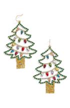Women's Baublebar Christmas Tree Drop Earrings