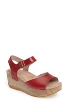 Women's Dansko Silvie Platform Wedge Sandal .5-11us / 41eu M - Red
