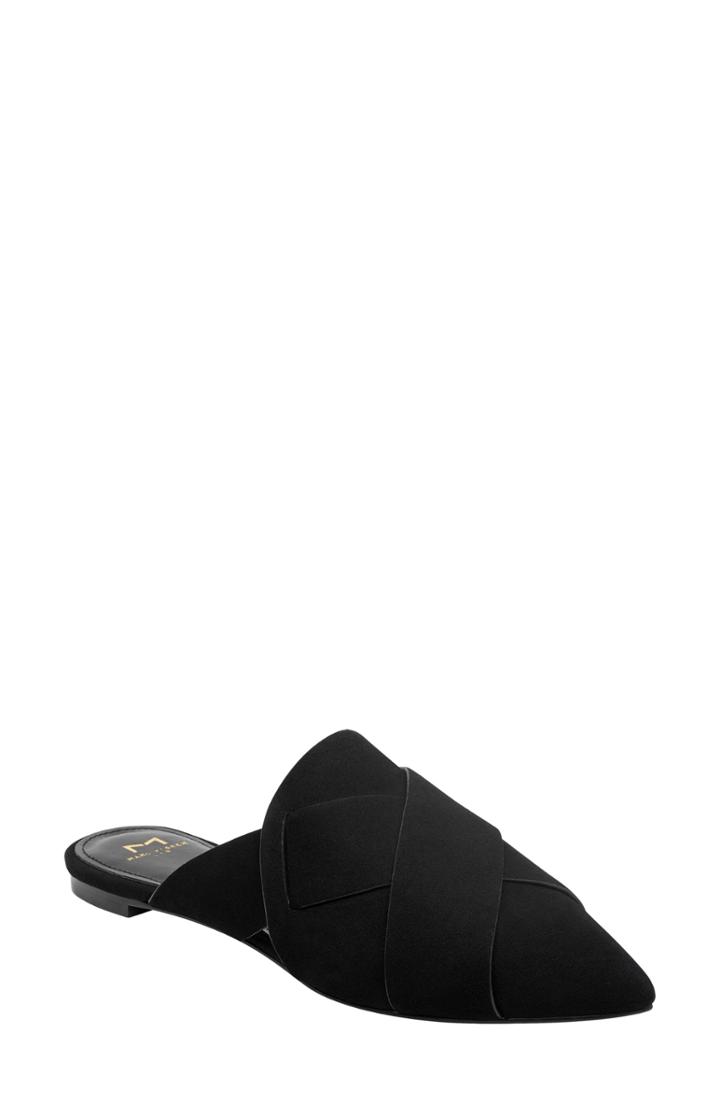 Women's Marc Fisher D Sono Pointy Toe Mule, Size 5 M - Black