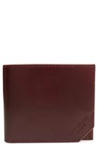 Men's Ted Baker London Spidey Leather Wallet - Red