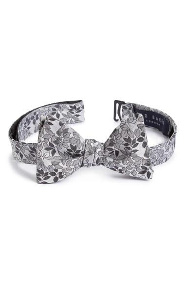 Men's Ted Baker London Floral Silk Bow Tie