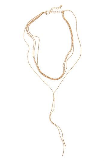 Women's Bp. Snake Chain Lariat Necklae
