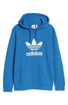 Men's Adidas Originals Trefoil Logo Pullover Hoodie, Size - Blue