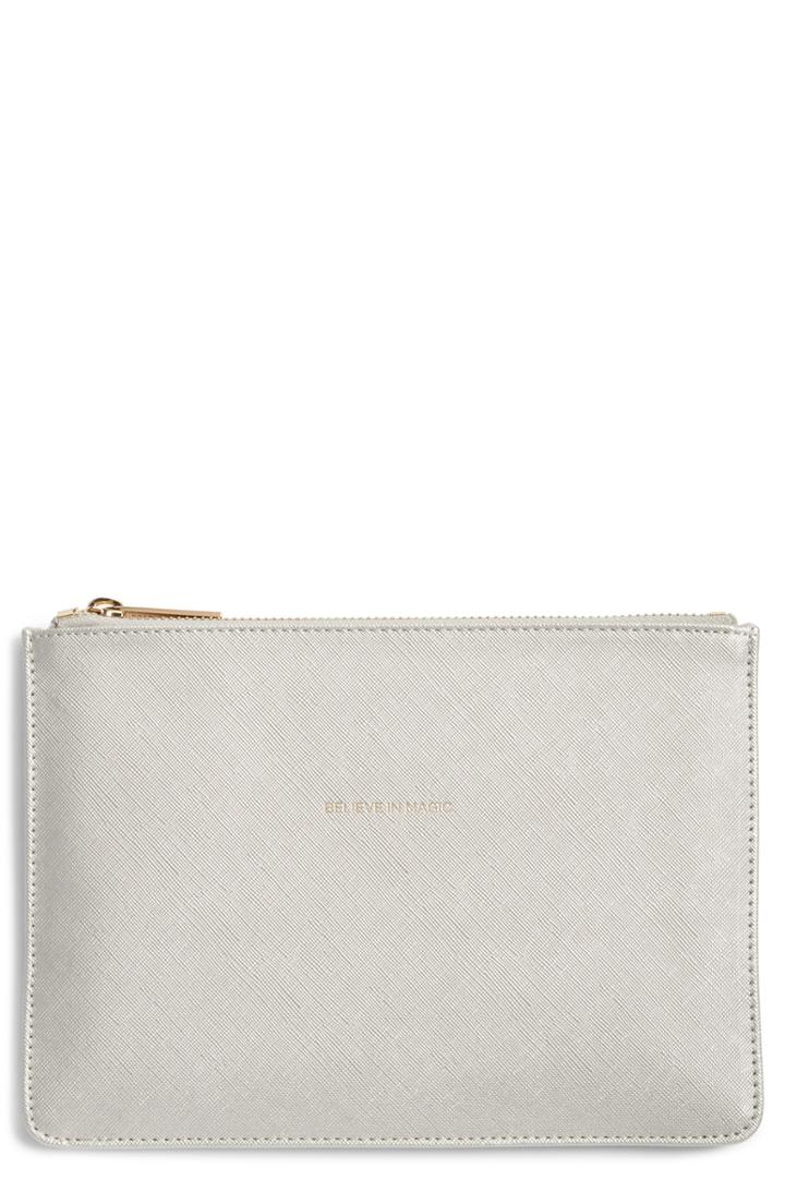Estella Bartlett Medium Zip Pouch - Metallic
