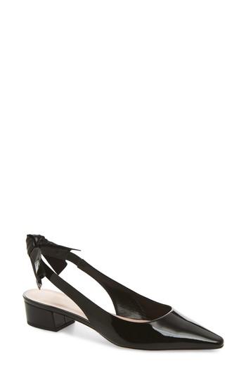 Women's Kate Spade New York Bow Slingback Pump M - Black