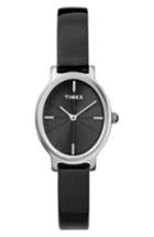 Women's Timex Milano Oval Leather Strap Watch, 24mm