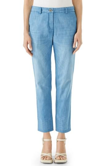 Women's Gucci Denim Chino Pants - Blue