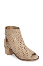 Women's Kelsi Dagger Brooklyn Gateway Perforated Bootie M - Beige