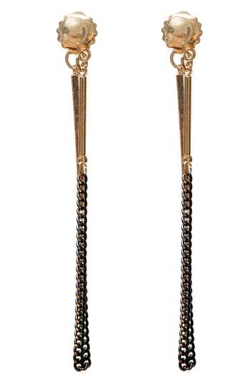 Women's Shoshanna Lee Two Tone Chain Earrings