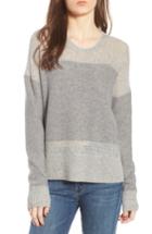 Women's James Perse Open Stitch Cashmere Sweater - Grey