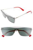 Women's Valentino Rockstud 50mm Rectangular Sunglasses -