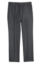 Men's John W. Nordstrom Torino Flat Front Solid Wool Trousers